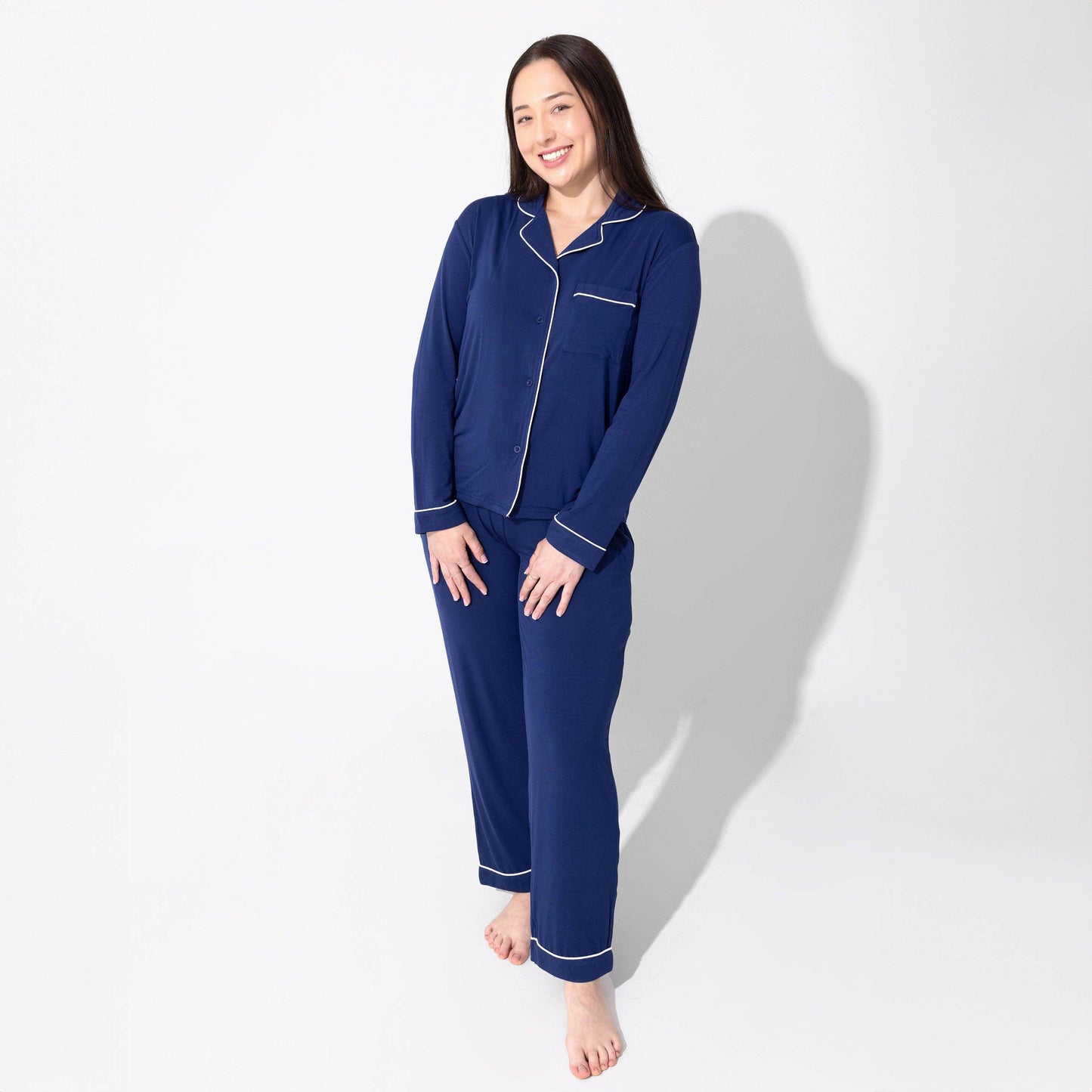 Indigo Blue Bamboo Women's Pajama Set