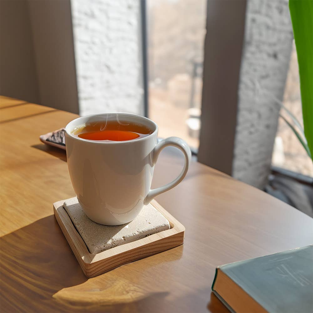 Cozy Coffee/Tea Coaster - Hot Stone Mug Warmer