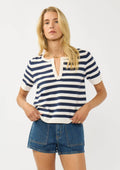 Stripe Polo Top