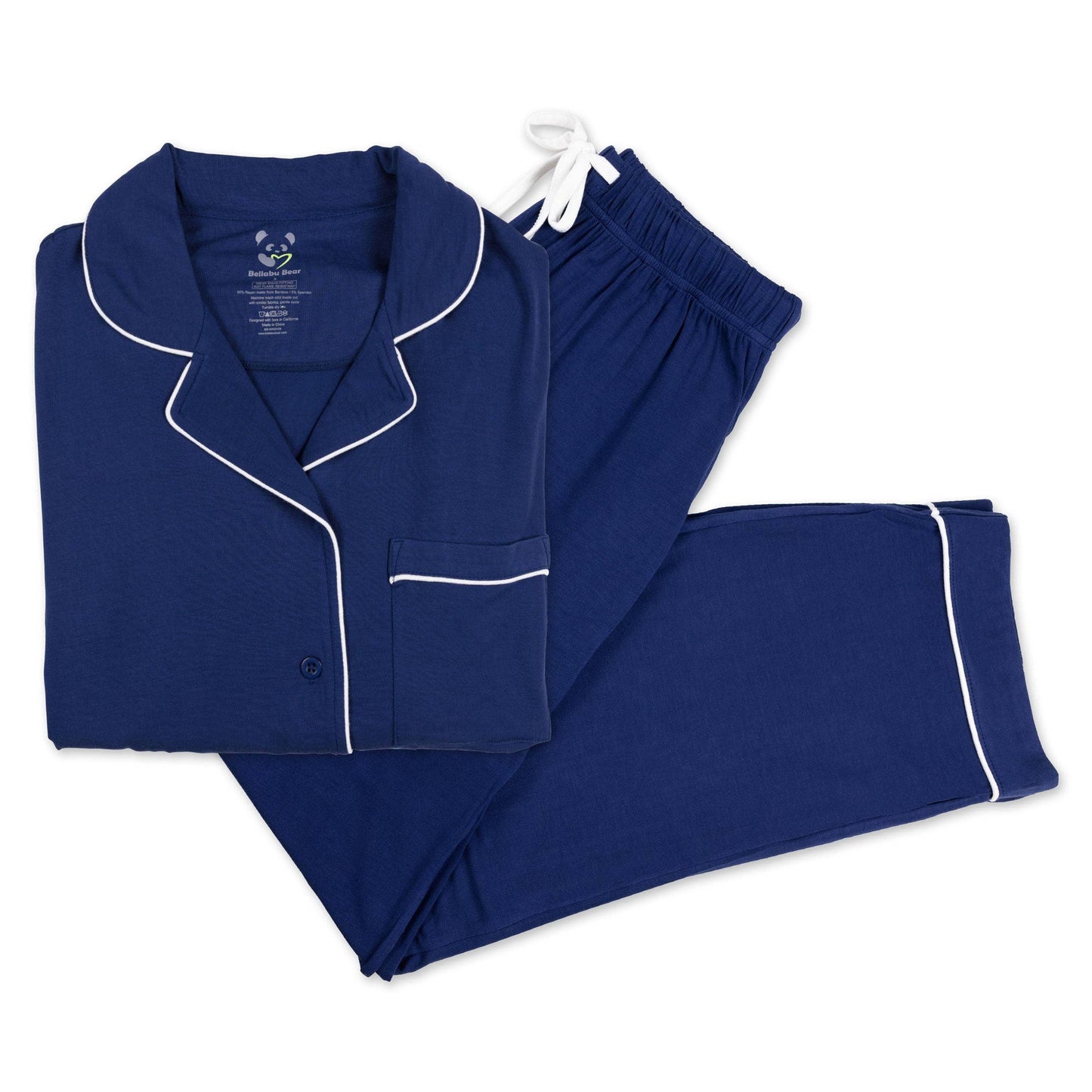 Indigo Blue Bamboo Women's Pajama Set
