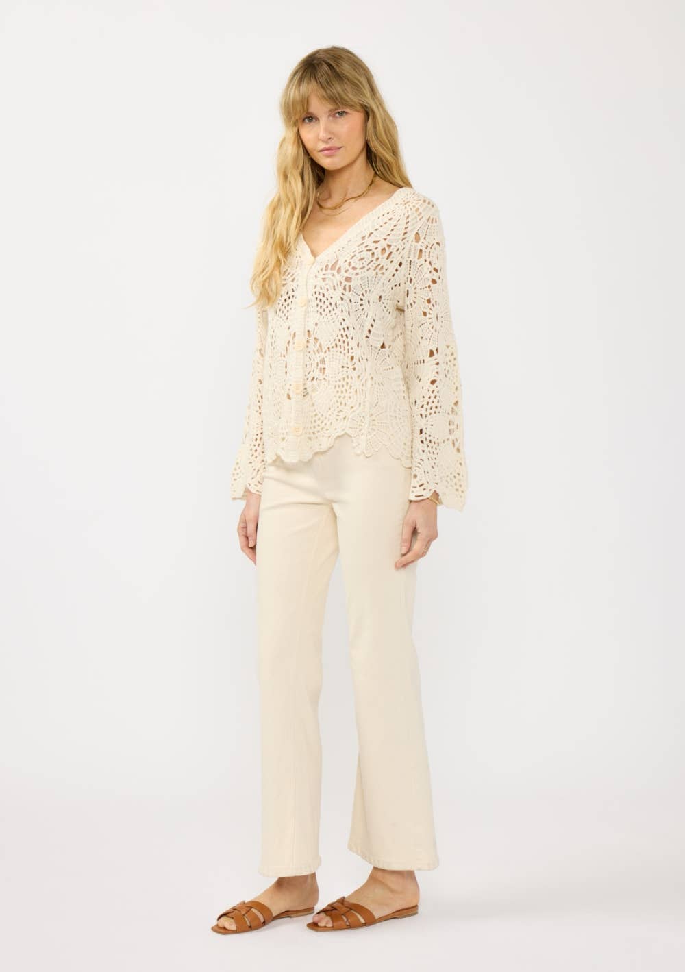 Floral Crochet Lace Cardigan
