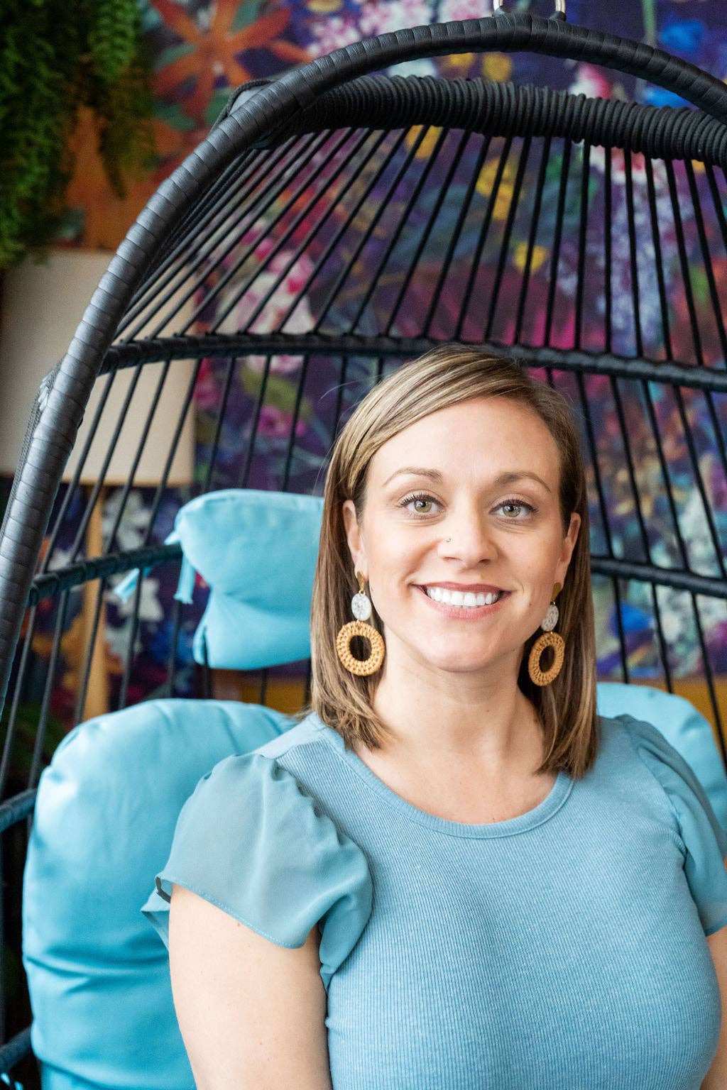 Lana Earrings - Dark Rattan // Resort, Jewelry