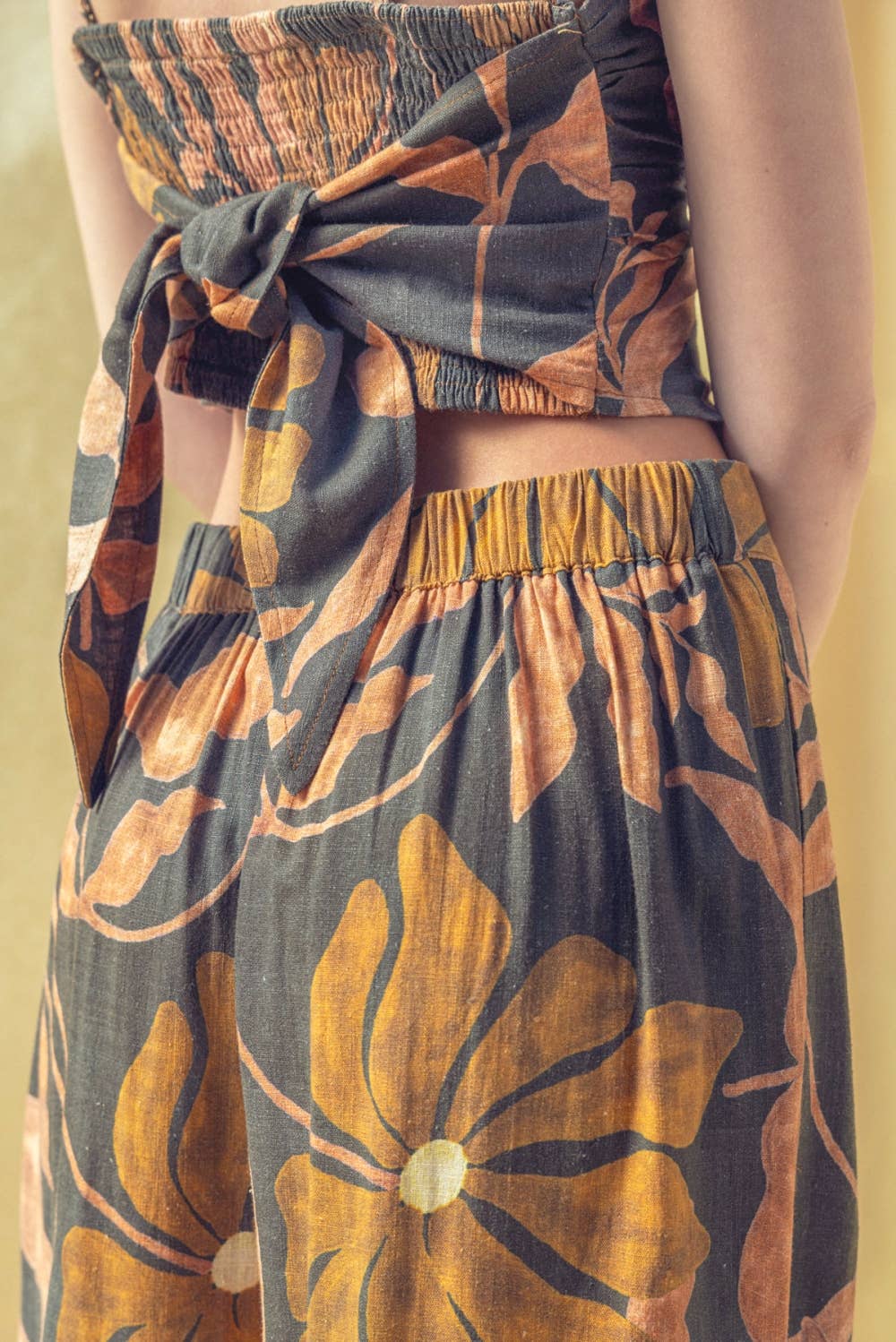 Linen Wide Leg Pants