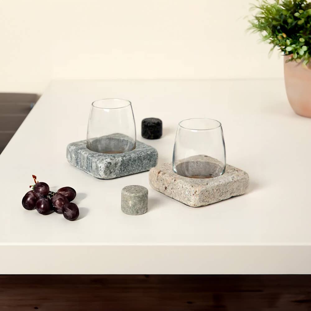 Wine Chilling Coaster Set