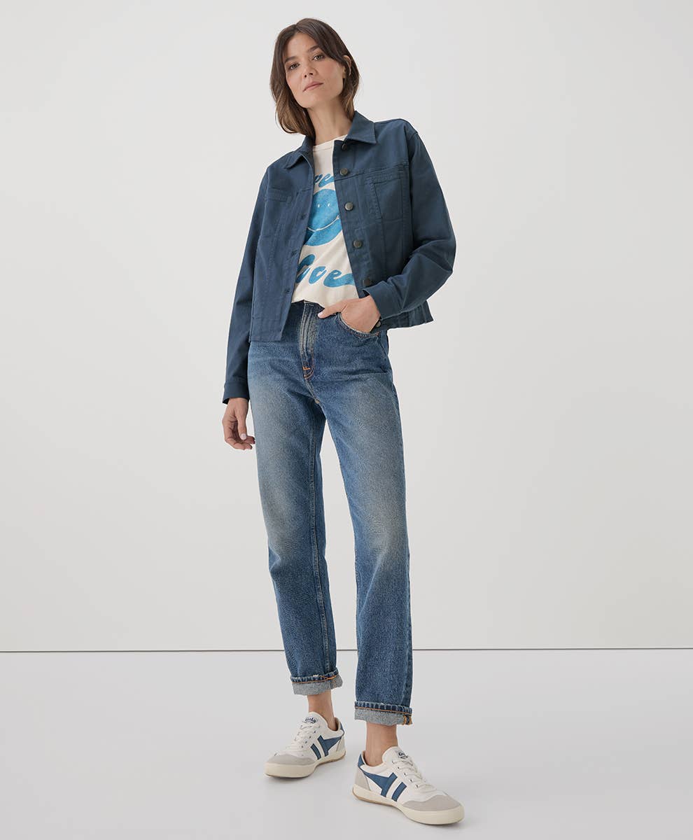 Women's Stretch Twill Denim Jacket