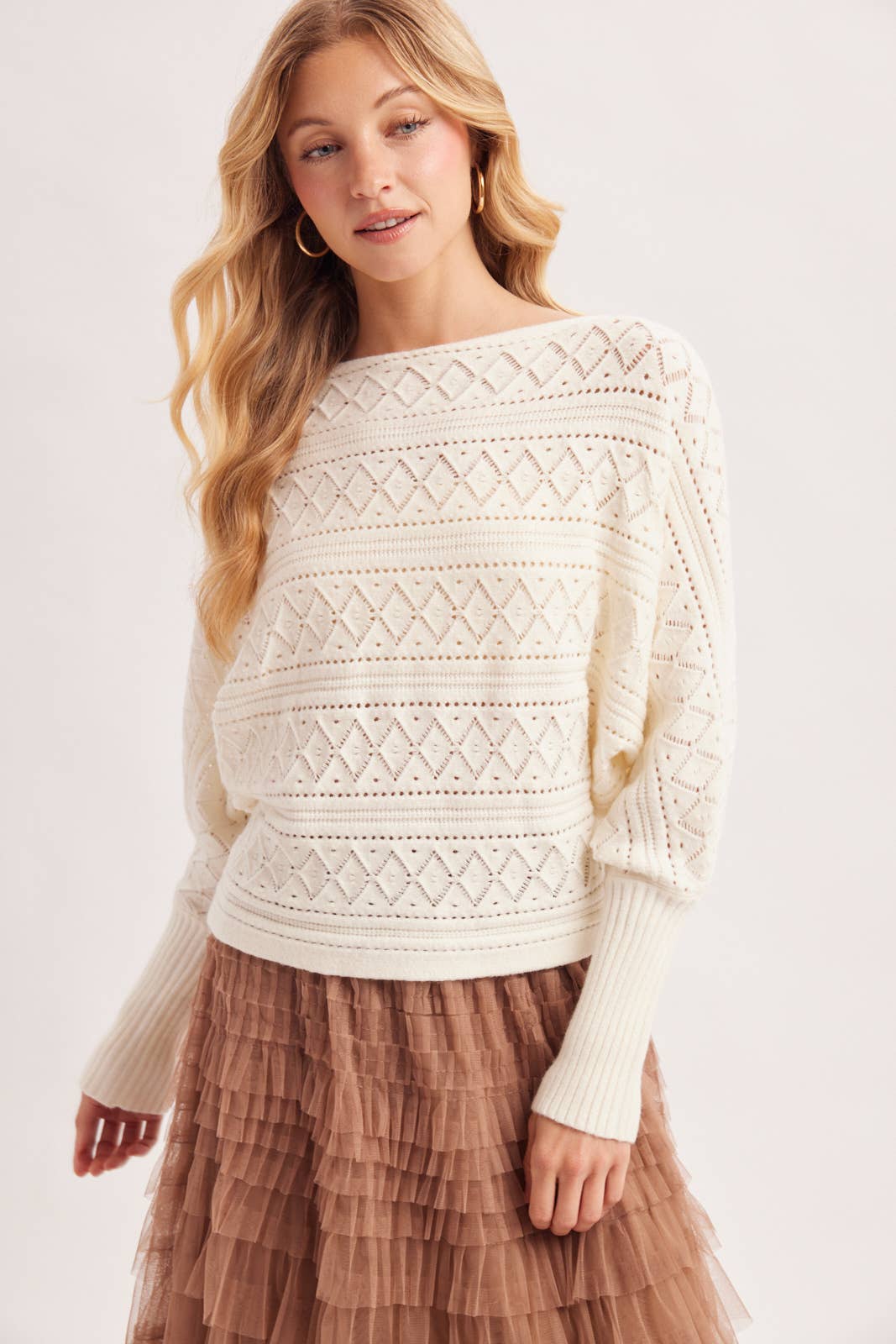 Balloon Sleeve Sweater