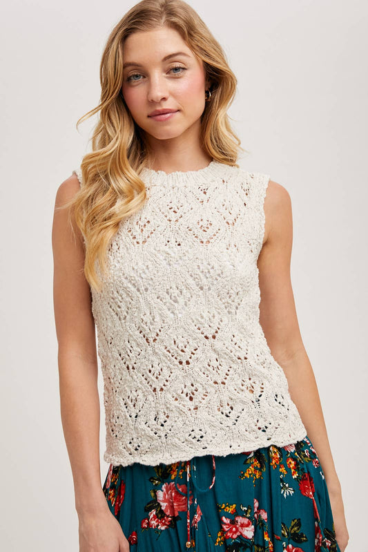 Round Neck Knit Top