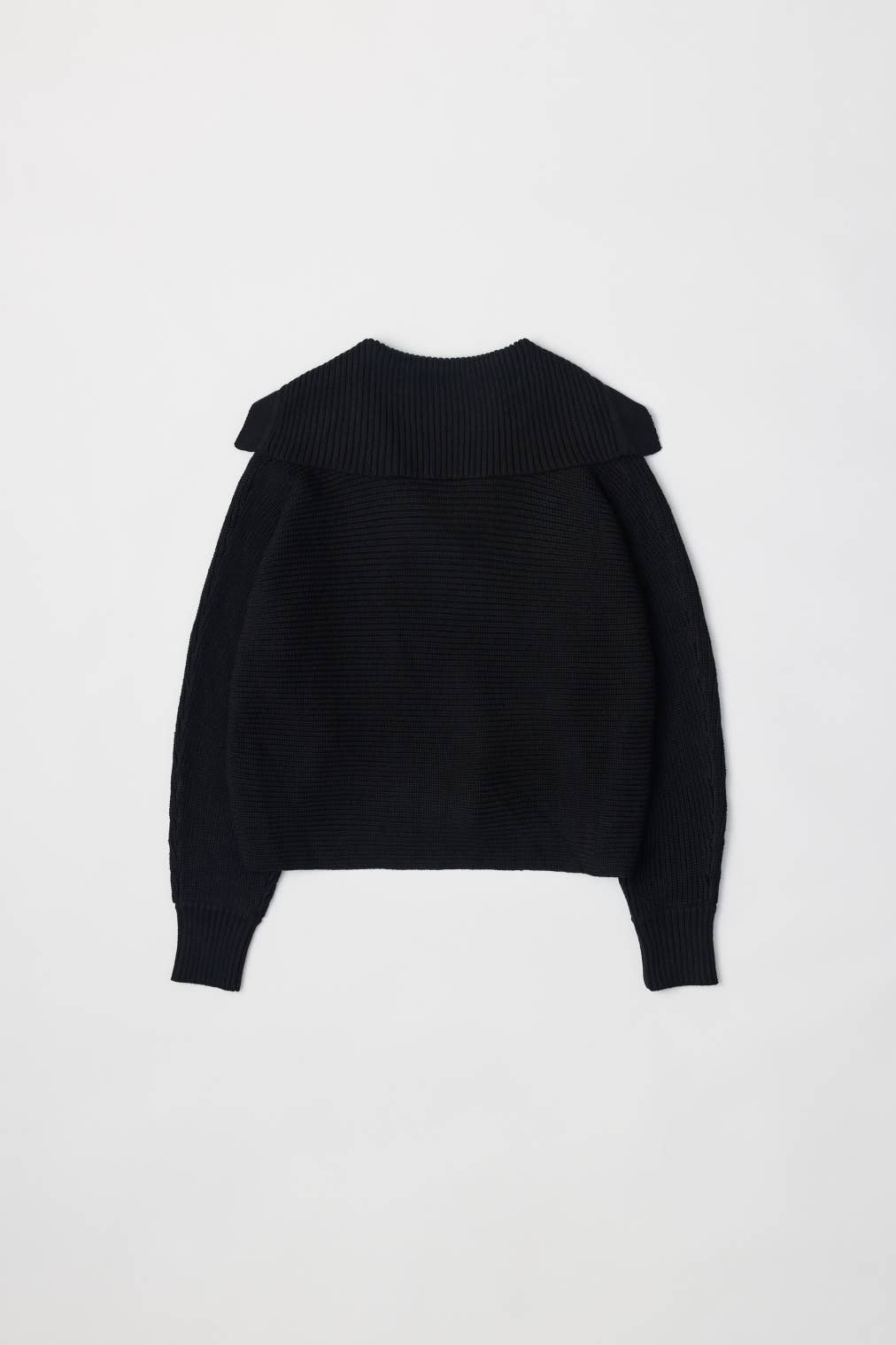 The Brixley Sweater | Ribbed Wide-Collar Sweater