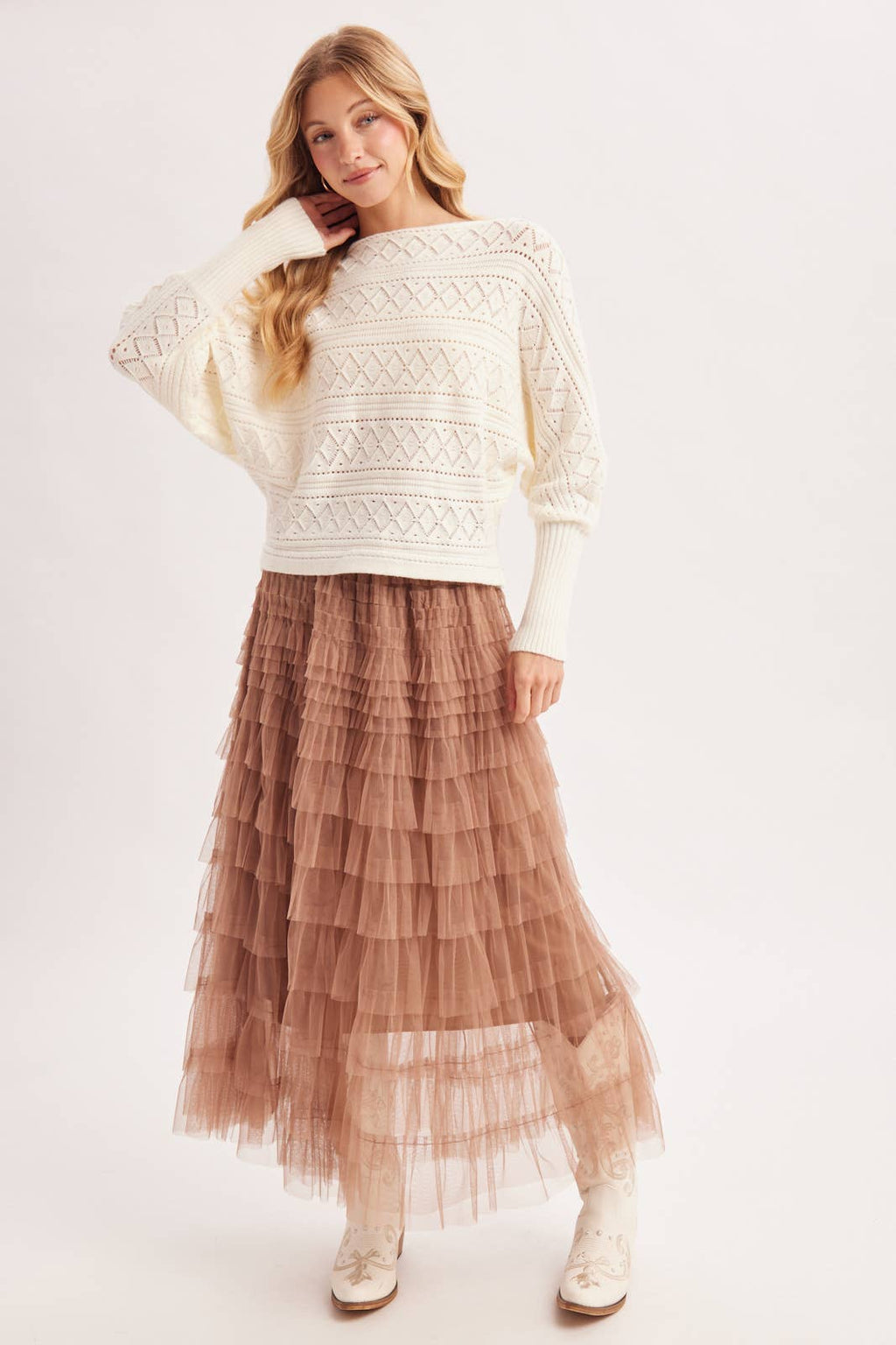 Balloon Sleeve Sweater