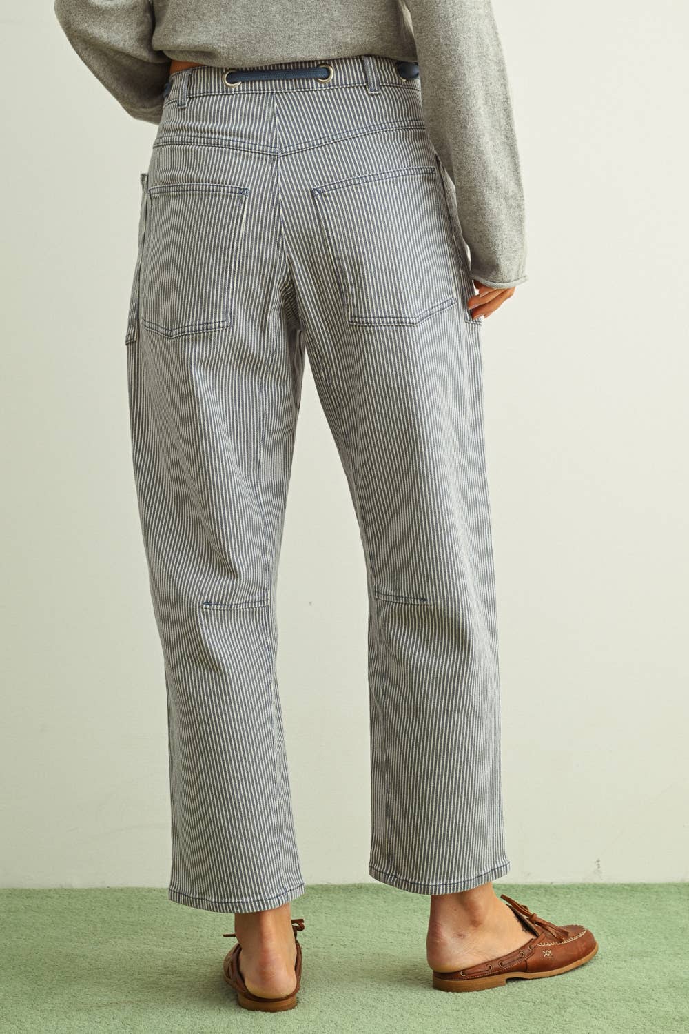 Barrel Pants with Belt