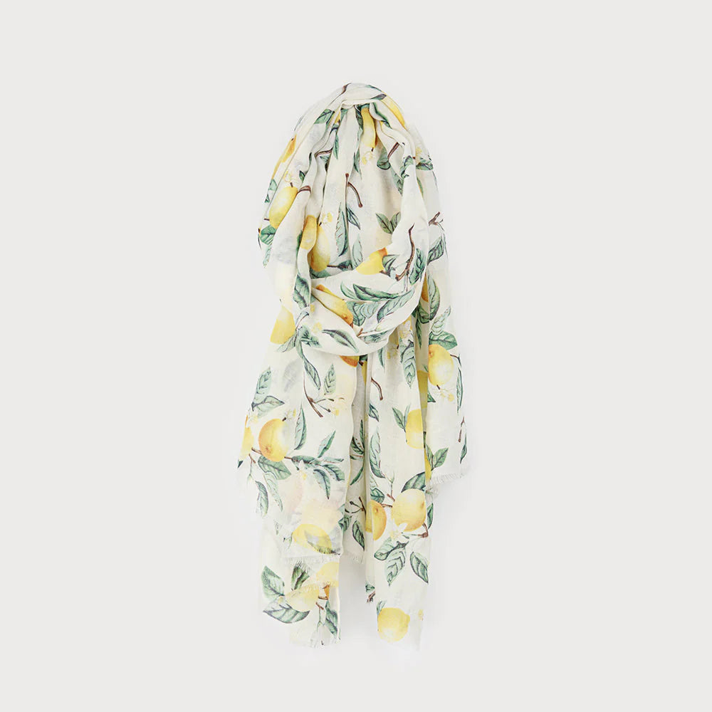 6226 Caracol Lightweight Lemon Scarf
