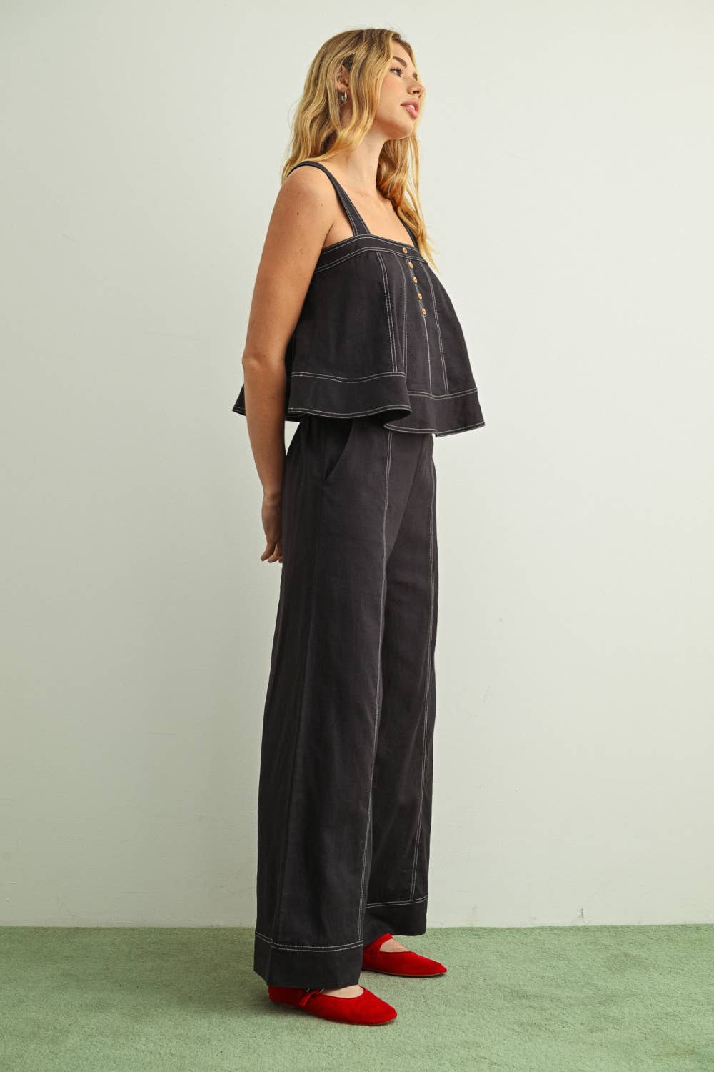 Linen Stitch Pants