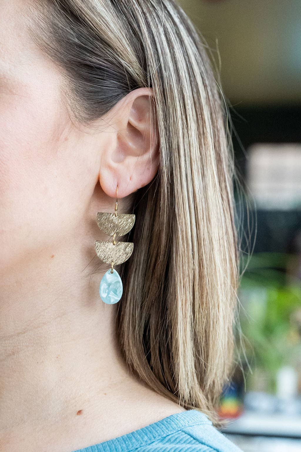 Aria Earrings - Aquamarine // Jewelry, Gifts