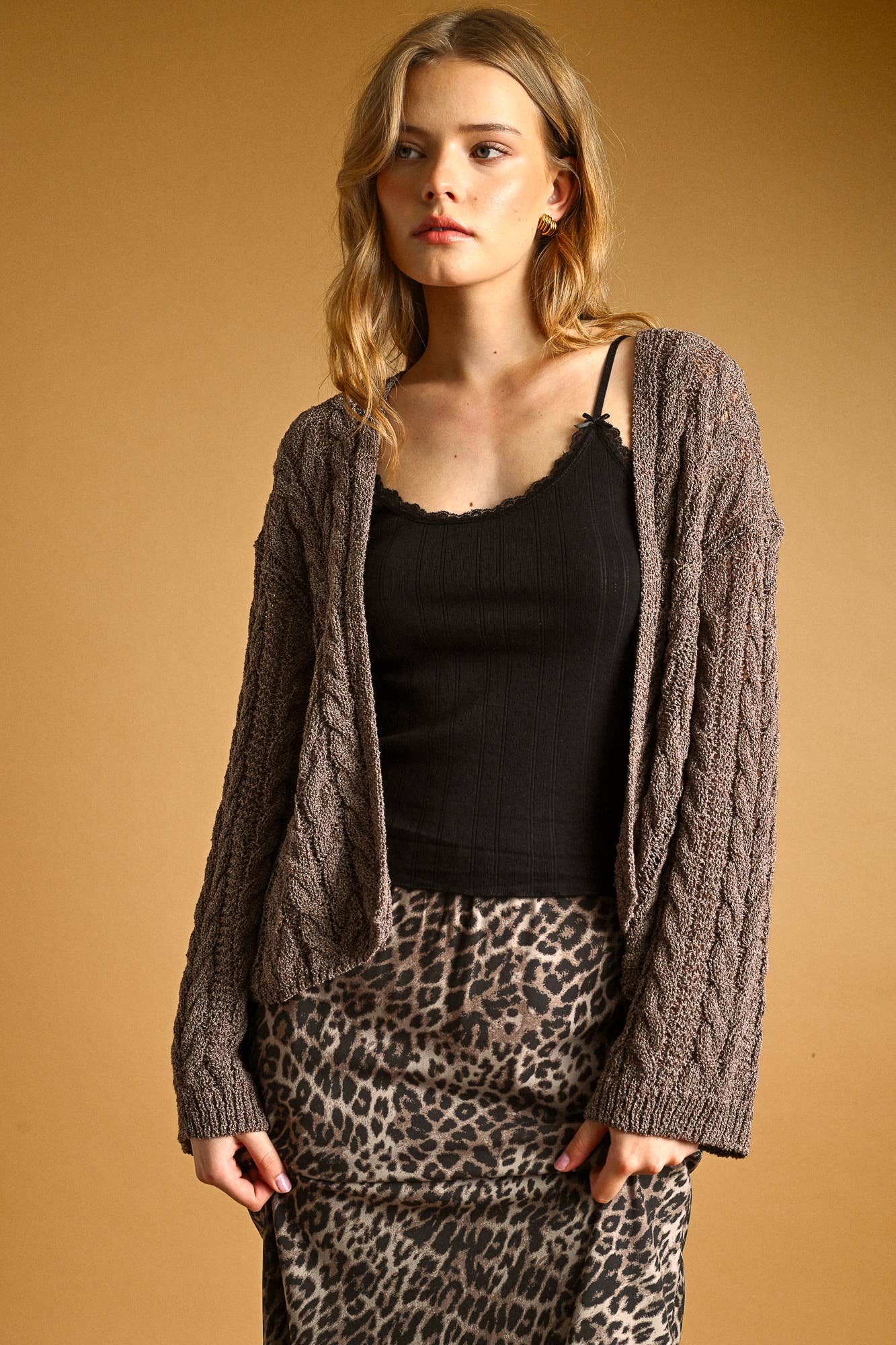 Light Weight Knitted Cardigan