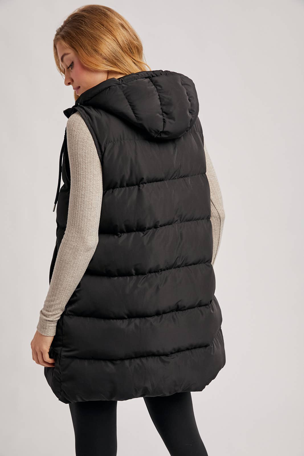 Longline Puffer Vest