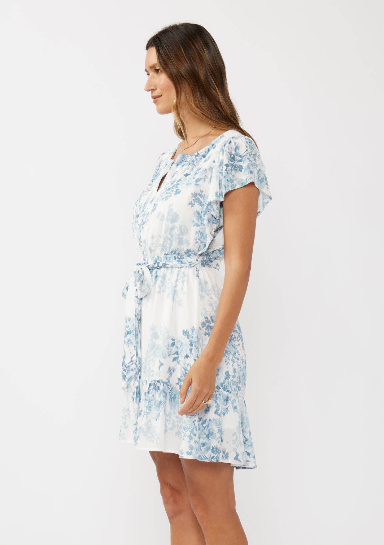 Sara Flutter Sleeve Dress