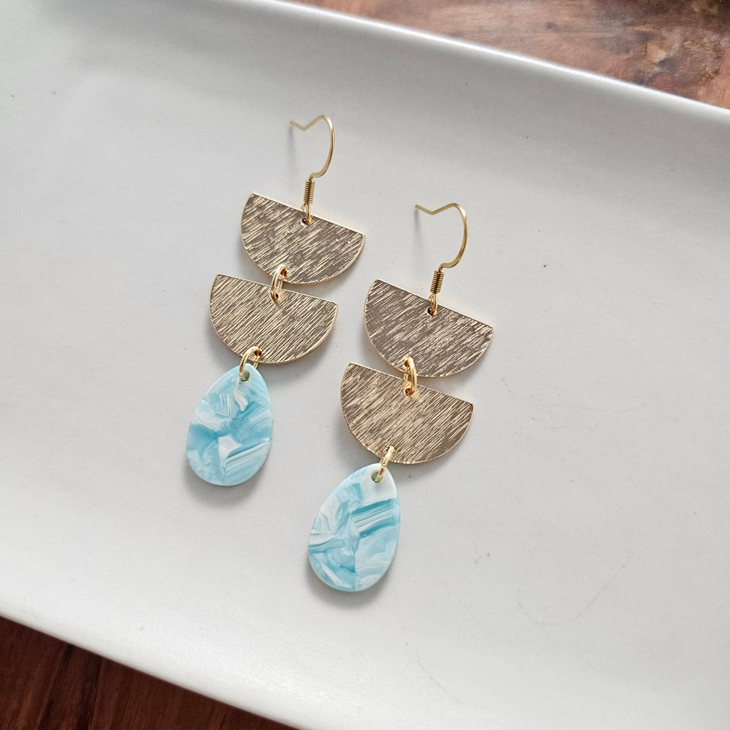 Aria Earrings - Aquamarine // Jewelry, Gifts