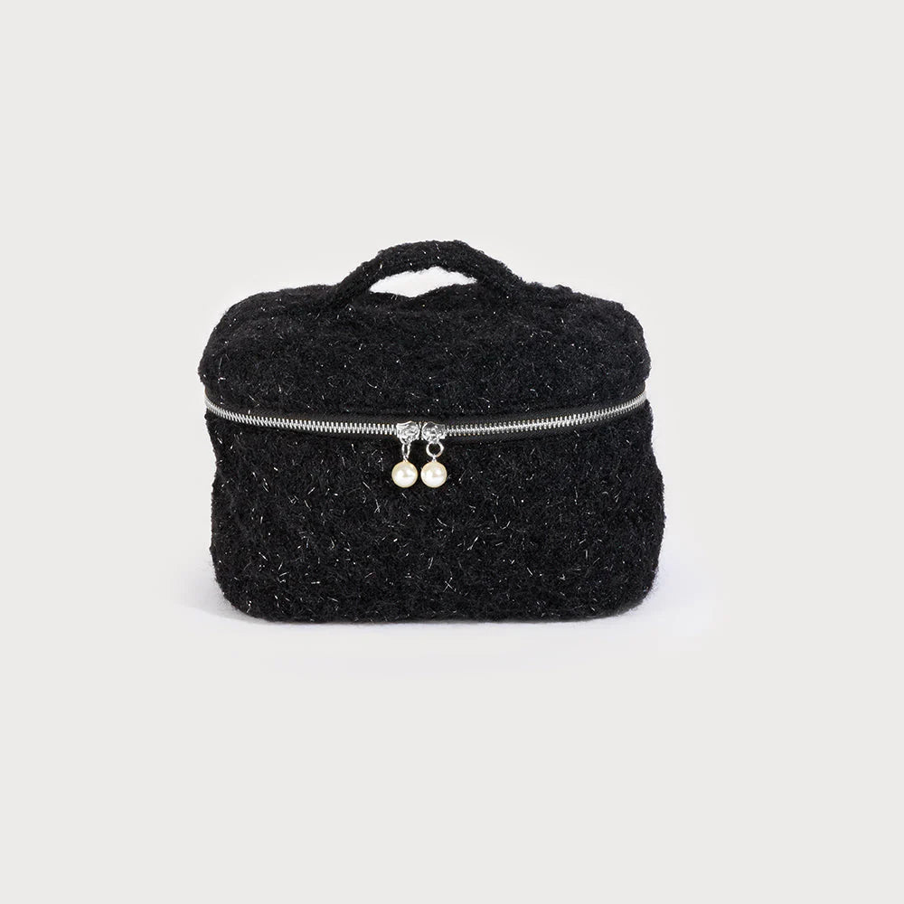 Caracol Large Cosmetic bag with Pearl Zipper