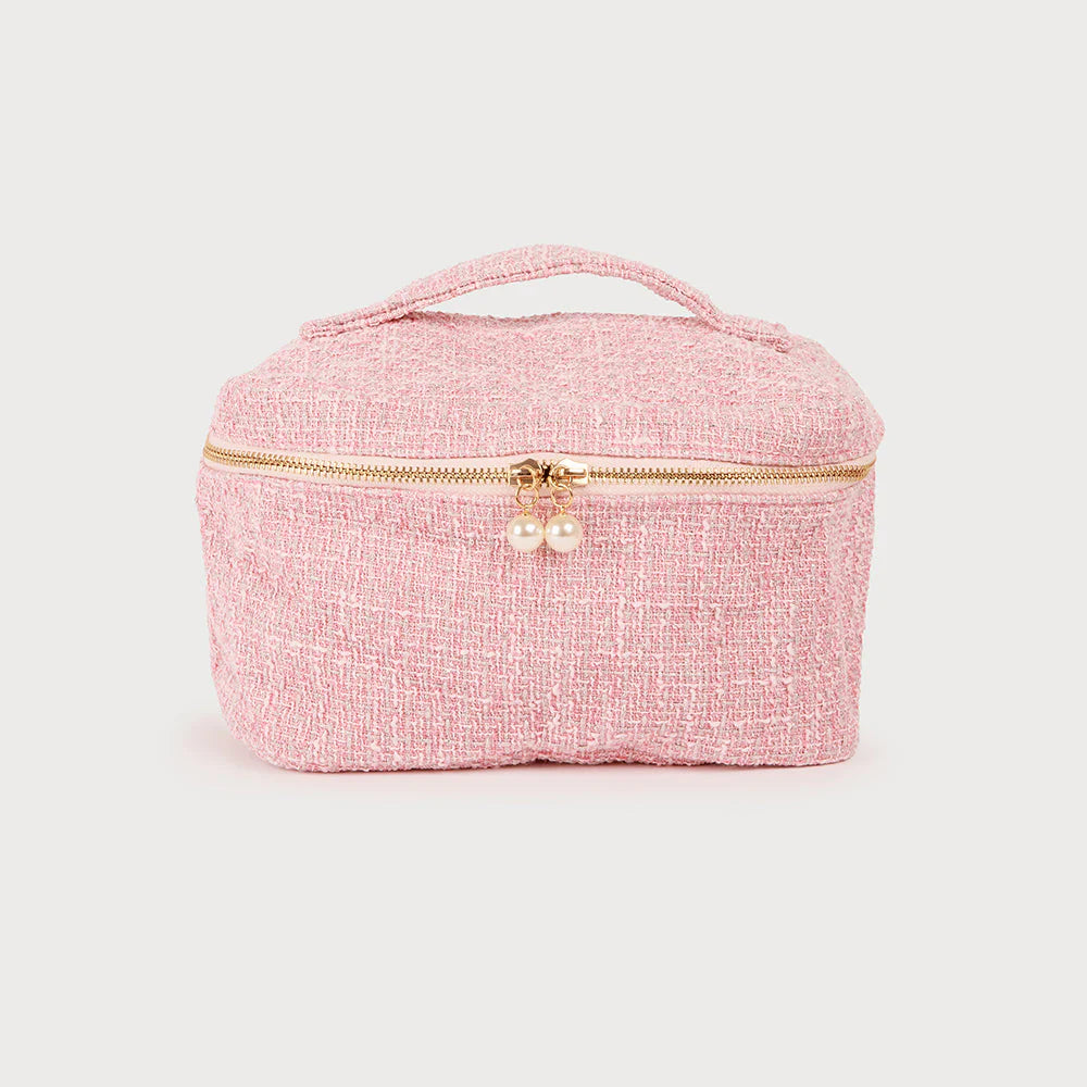 Caracol Large Cosmetic bag with Pearl Zipper