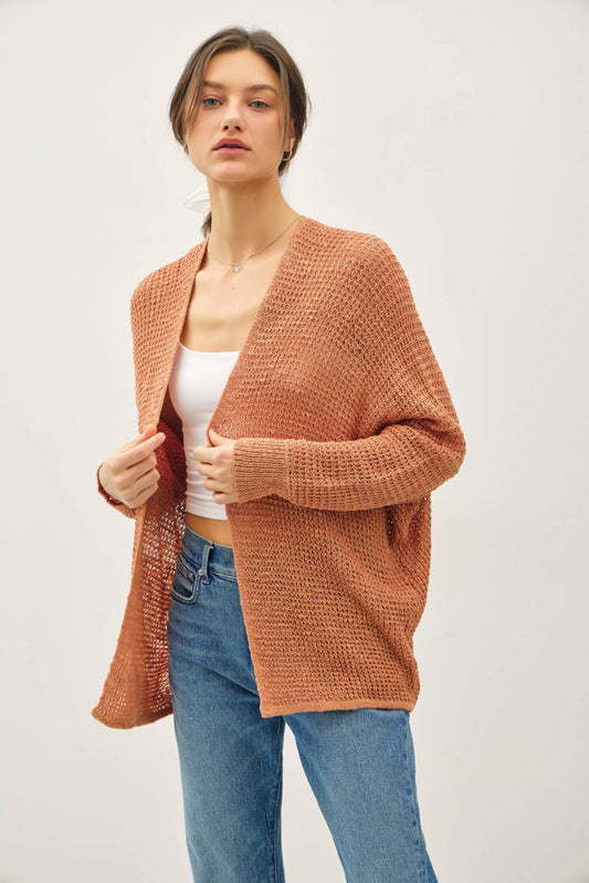 Hadley Open Front Cardigan
