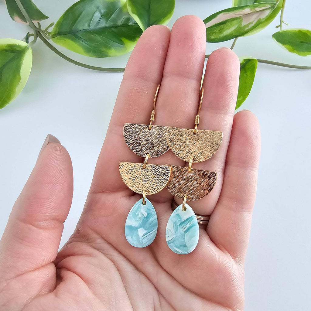 Aria Earrings - Aquamarine // Jewelry, Gifts