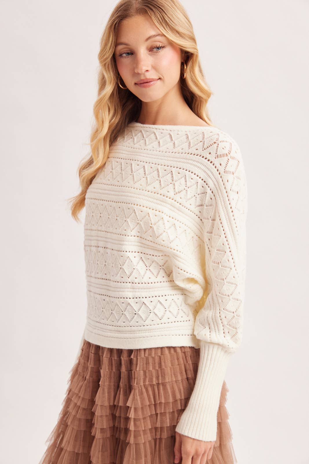 Balloon Sleeve Sweater