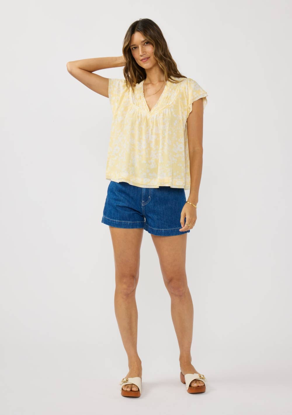 Tami Flutter Sleeve Top