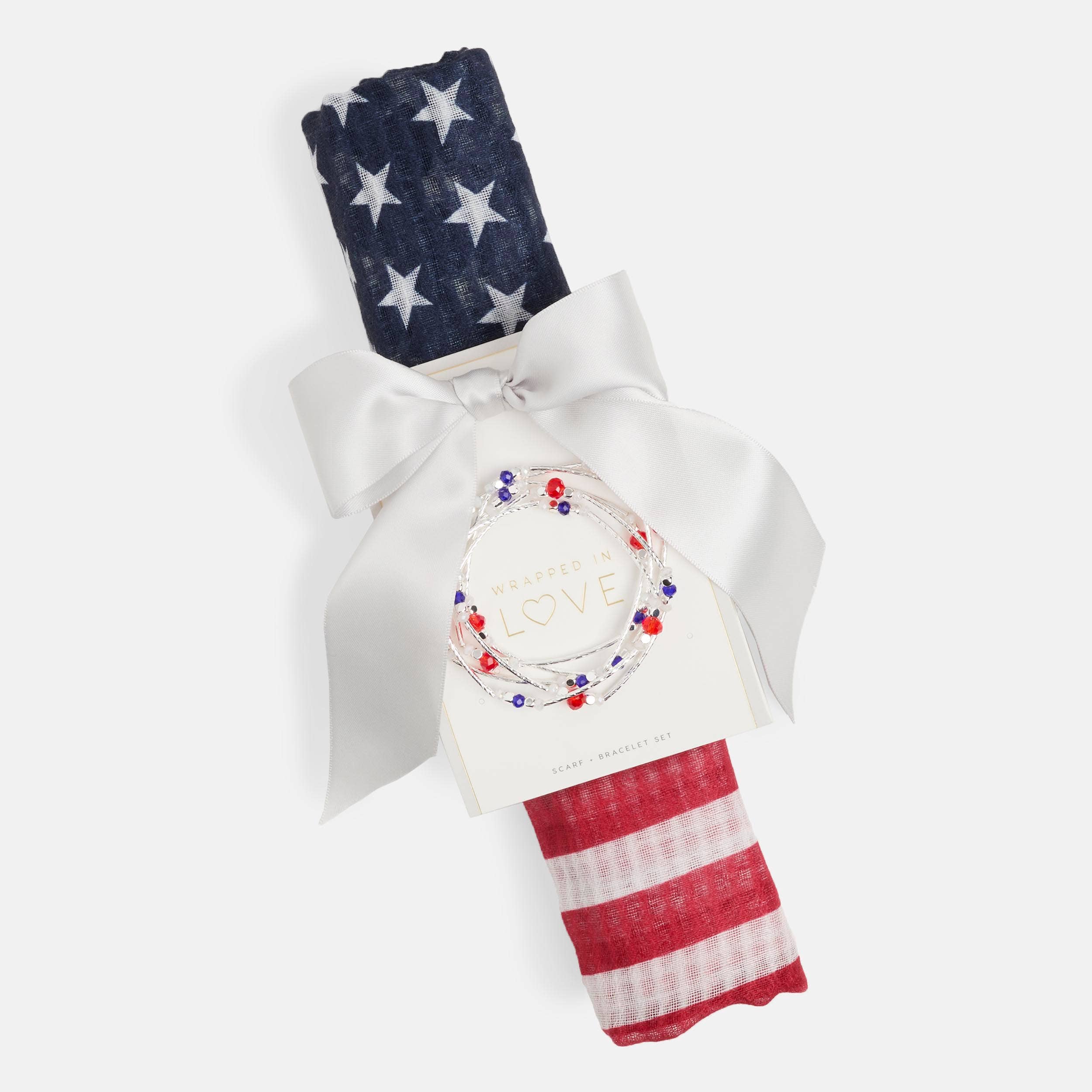 Grand Ol' Flag Scarf + Bracelet