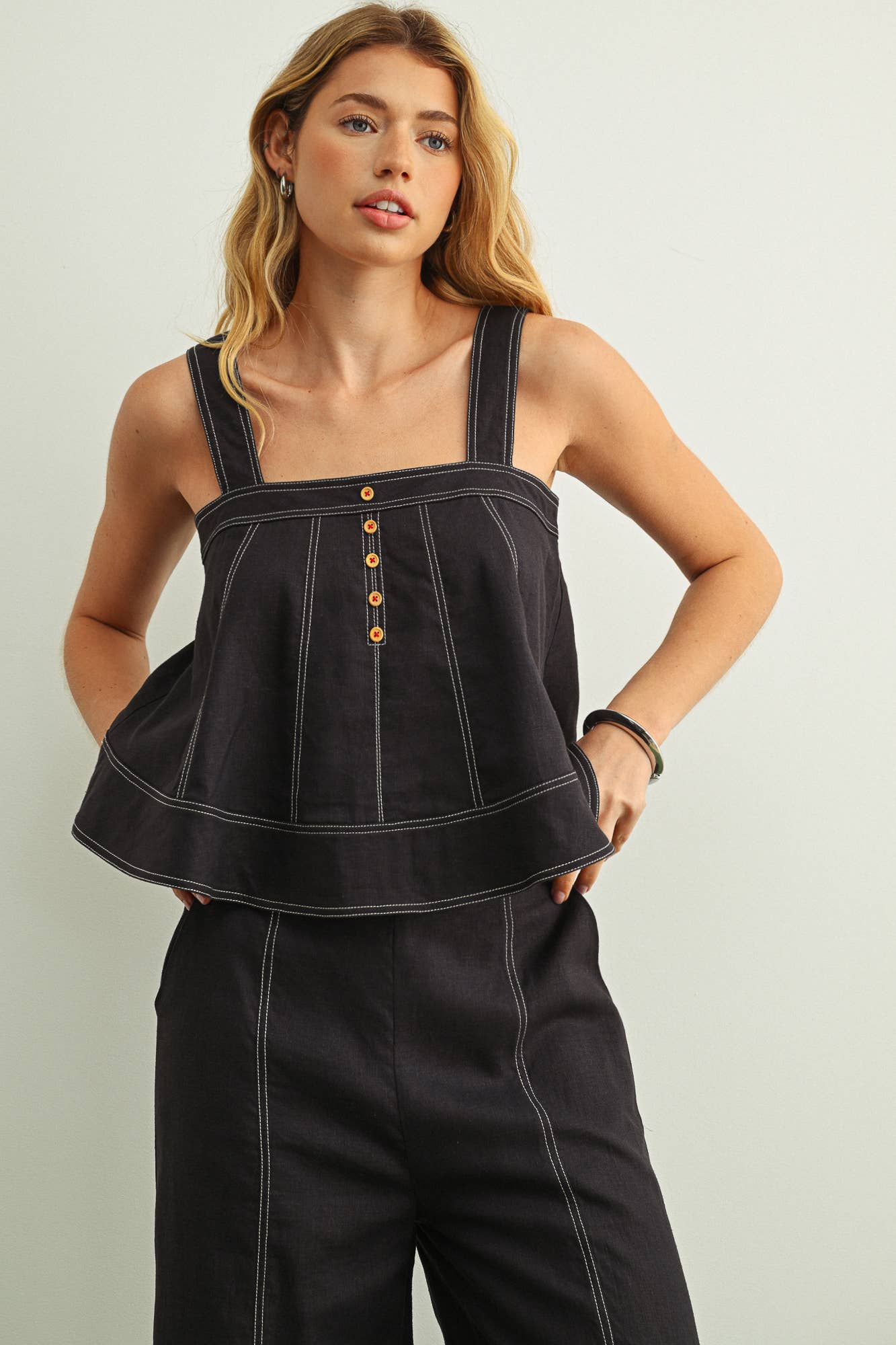 Linen Stitch Top
