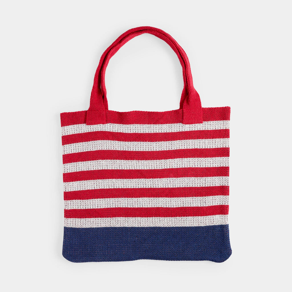 America Striped Shopper Tote