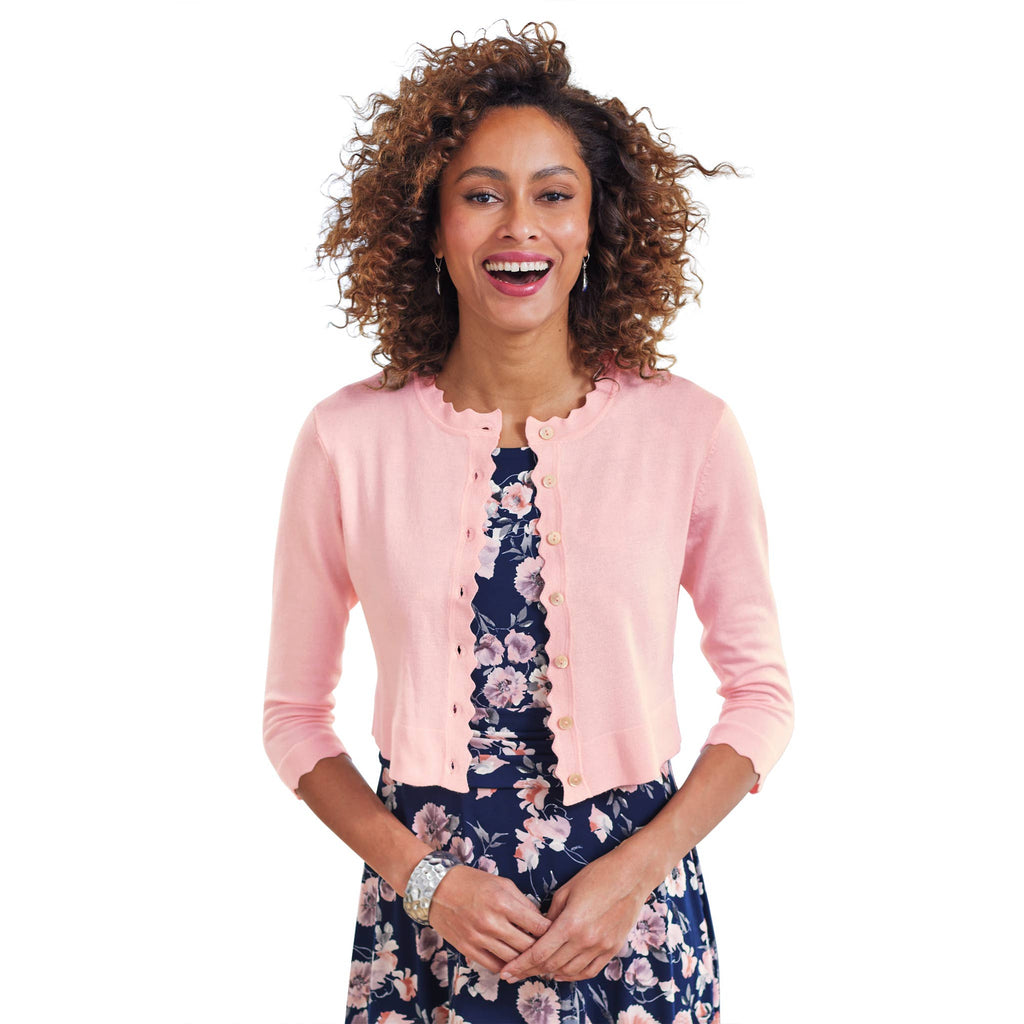 Scallop Trimmed Shrug