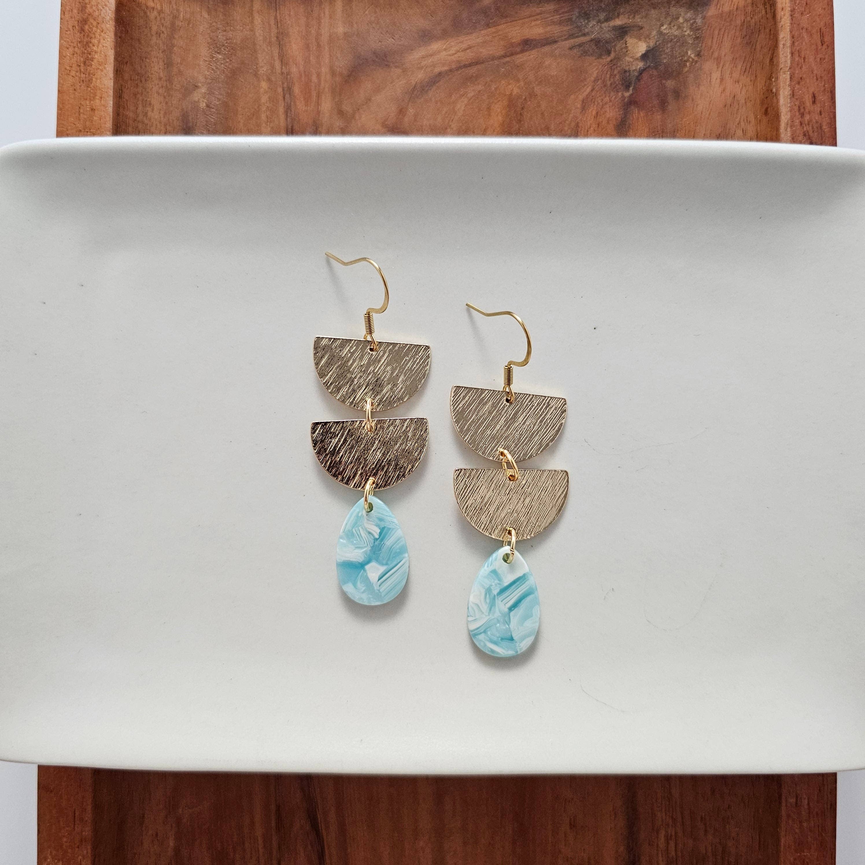 Aria Earrings - Aquamarine // Jewelry, Gifts