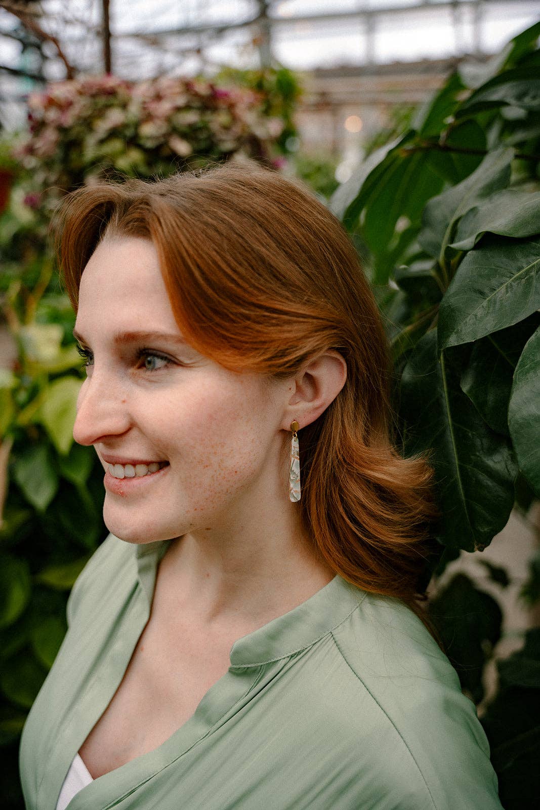 Blair Earrings - Creamsicle Mint // Spring Jewelry