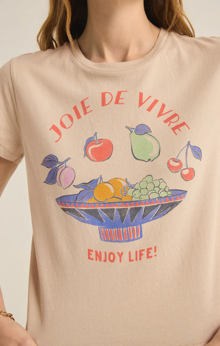 Joie De Vivre Tourist Tee by Z Supply