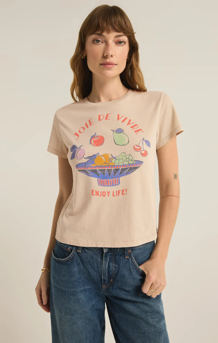 Joie De Vivre Tourist Tee by Z Supply