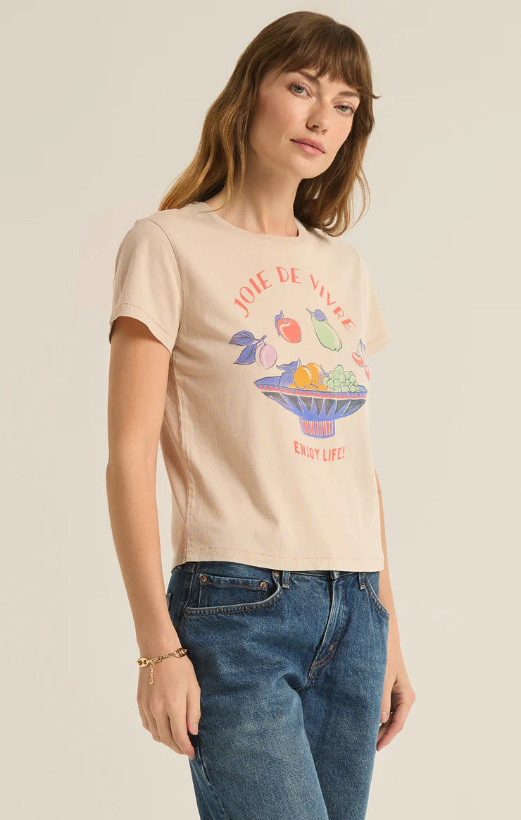 Joie De Vivre Tourist Tee by Z Supply