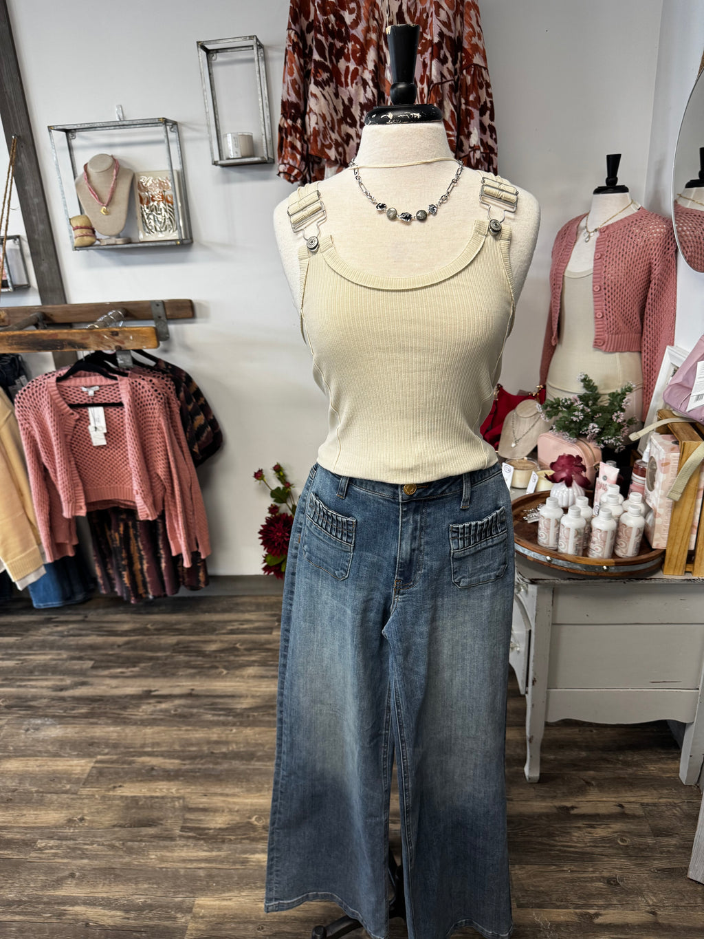 Free People C8112 Buckle Tank