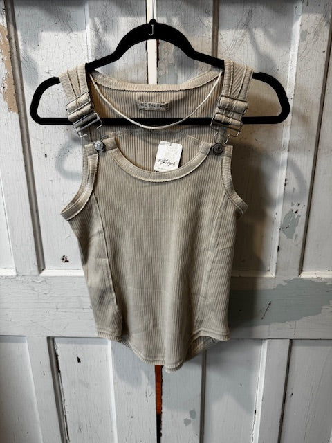Free People C8112 Buckle Tank