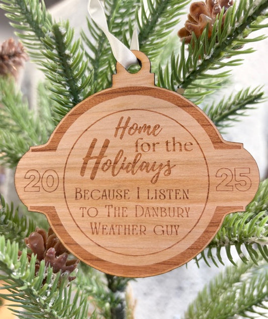 101 Danbury Weather guy ornament