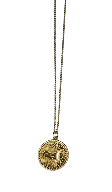 506 Sun and moon necklace