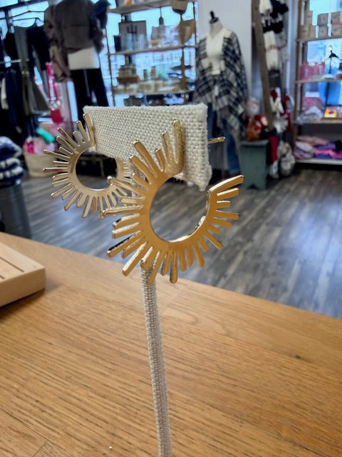 510 Sun burst earrings