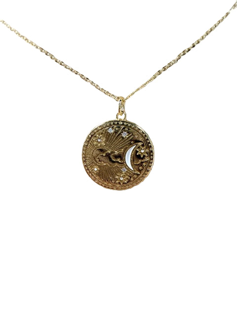 506 Sun and moon necklace