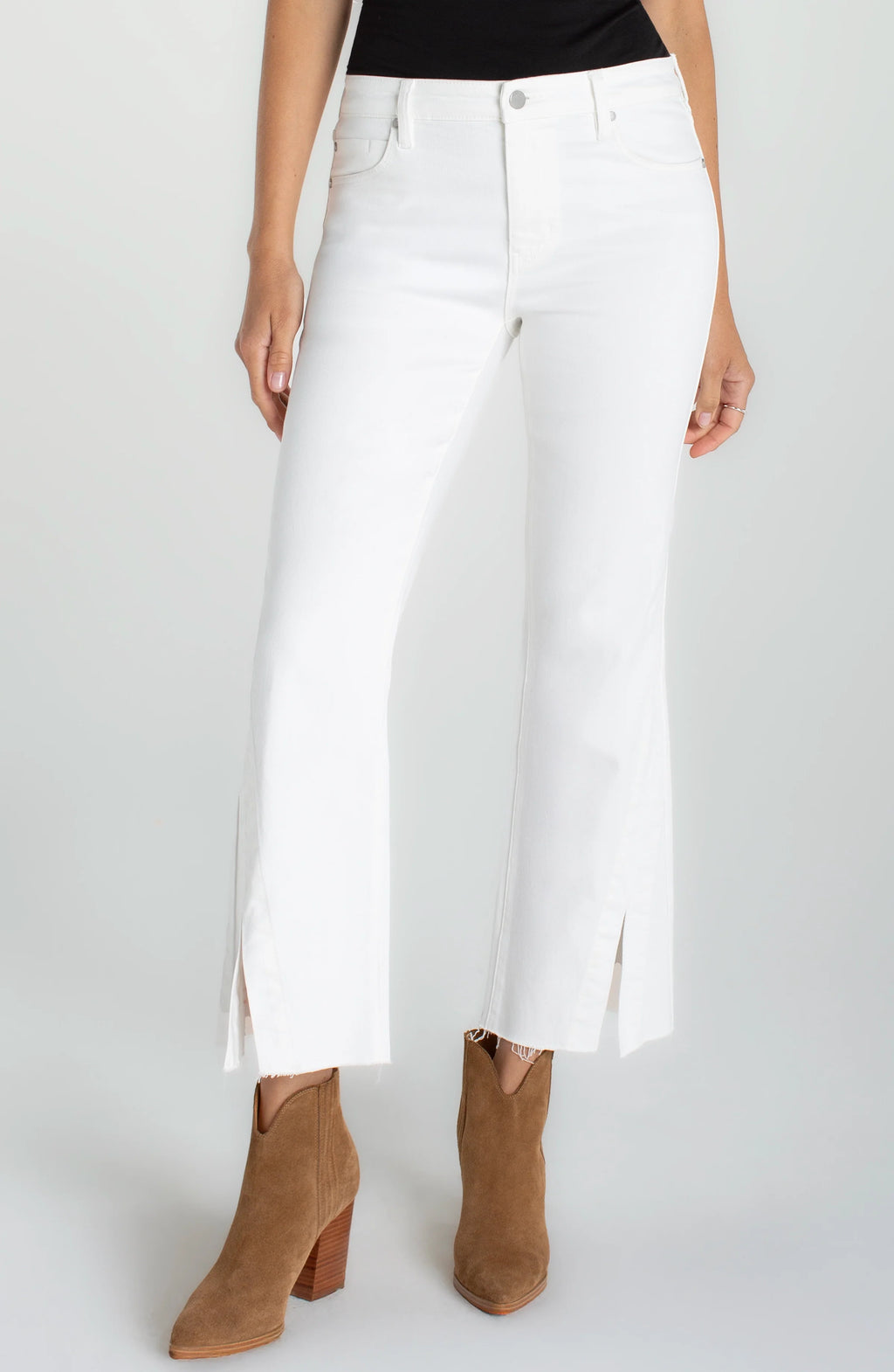Hannah Crop Flare with Twisted Slit by Liverpool