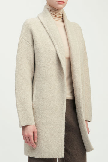 Common Knit Double Faced Knit Long Coat