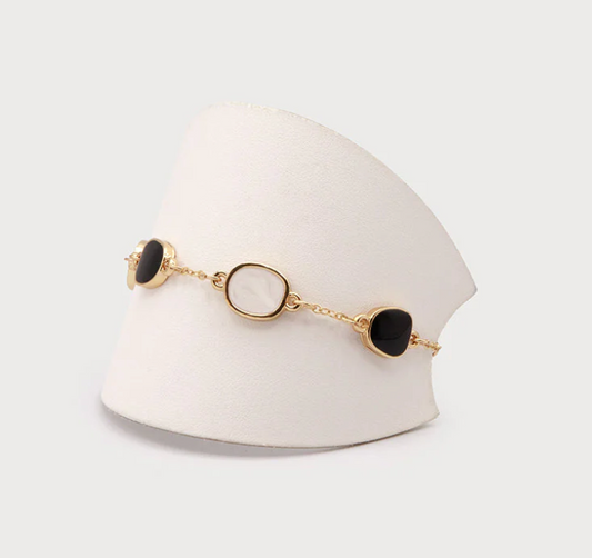 Two Toned Acrylic Bracelet