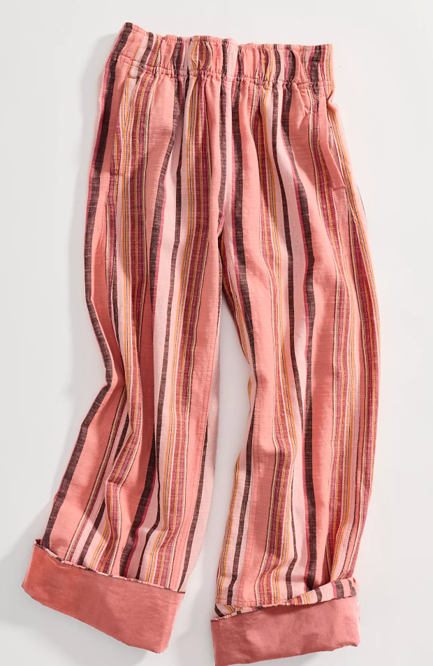 Days End Linen Stripe Pants by Free People