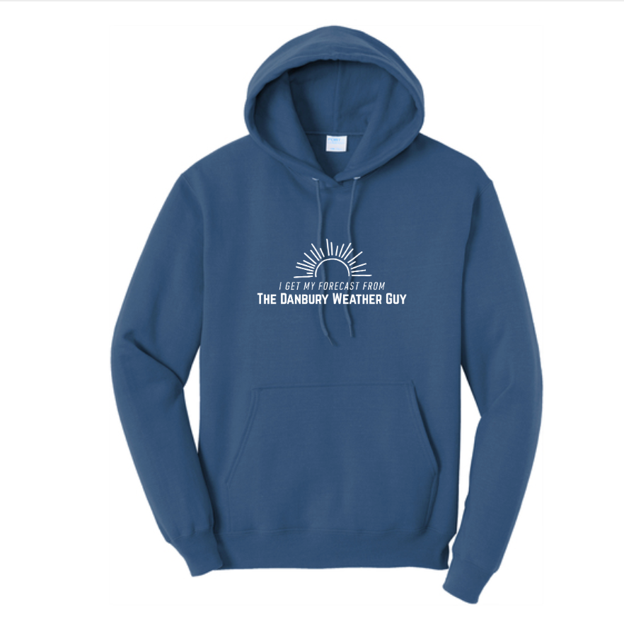 402 Danbury Weather Guy - I Get My Forecast Sweatshirt