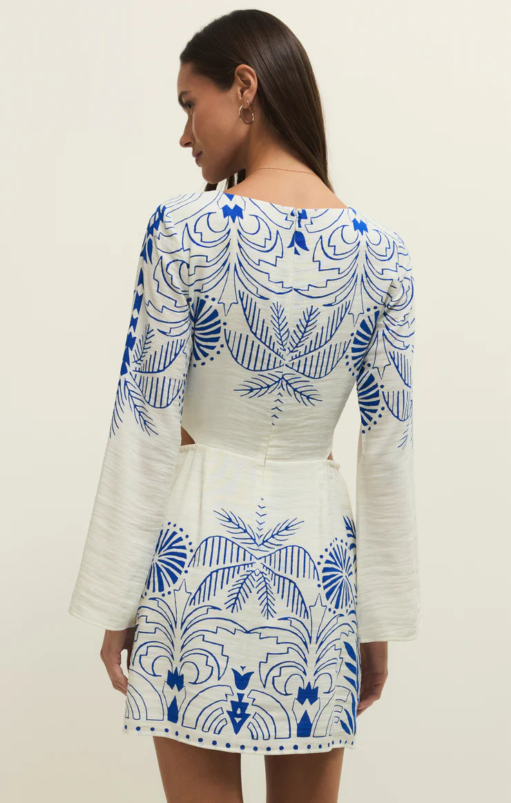 Tahina Airy Palm Mini Dress by ZSupply