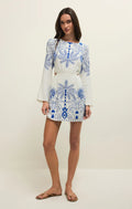 Tahina Airy Palm Mini Dress by ZSupply