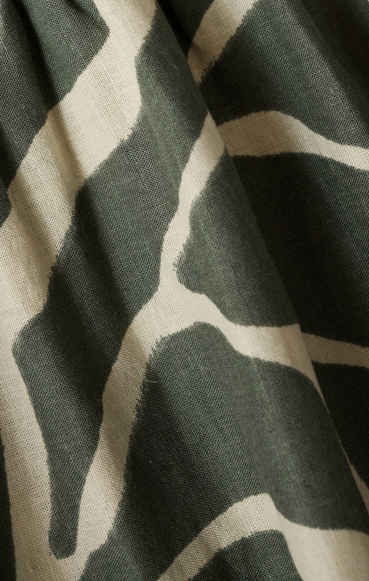 Bayside Tova Palm Linen Maxi Dress by Z Supply